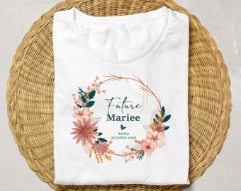 Tshirt evjf, personalized evjf t-shirt,Bride-to-be T-shirt, tee shirt evjf pas cher, Custom team bride tshirt,t shirt evjf personnalisé