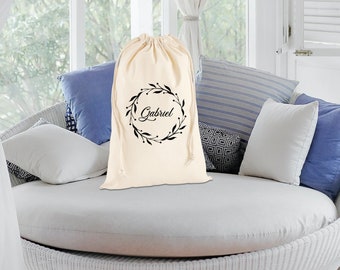 Sacs personnalisés, Texte personnalisé Noël Cadeaux personnalisés pour enfants,Sacs personnalisés,Annonce de grossesse,Sac Doudou,Pochon Naissance,Nouveau-né