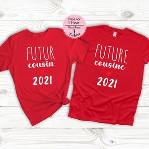 Tee shirt futur cousin, tshirt va être cousin, tshirt cousine, tshirt annonce grossesse, papi et mamie, maman,future tante, france image 6