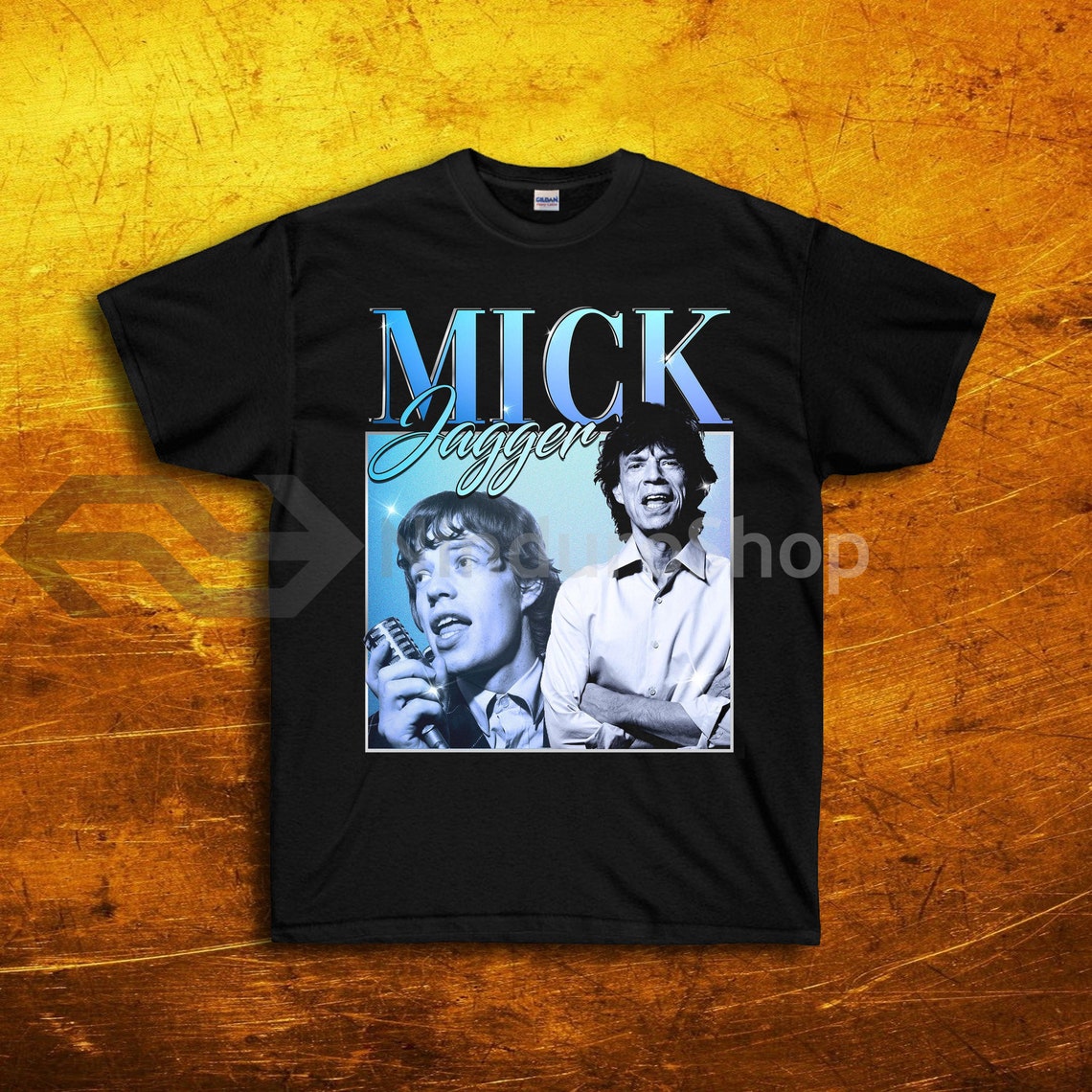 MICK JAGGER Retro Vintage 90s T Shirt New Unisex Size TShirt Etsy