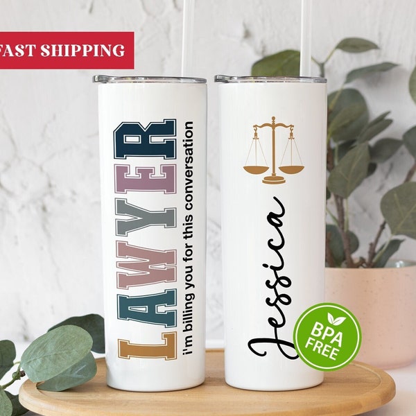 Lawyer Tumbler Personalized, Lawyer Gifts, Lawyer Gift For Women, Lawyer Cup, Lawyer Graduation Gift, I'm Billing You For This Conversation