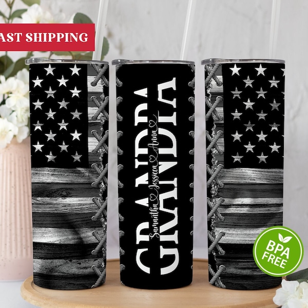 Grandpa Tumbler Personalized, Grandpa Gift, Fathers Day Gift for Grandpa, Grandpa Gift From Grandkids, Grandpa Cup