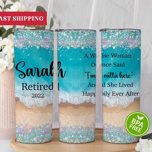 Personalized Retirement Tumbler, Retirement Gifts, Retirement Gifts for ...