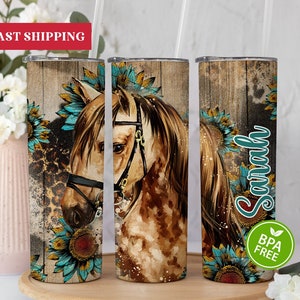 Horse Tumbler, Horse Gifts, Horse Gifts for Women, Horse Cup, Horse Gifts For Girl