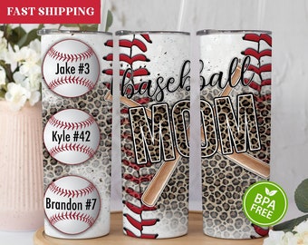 Baseball Mom Tumbler, Baseball Mom Gifts, Baseball Mom Cup, Baseball Mom Tumbler Cup With Straw