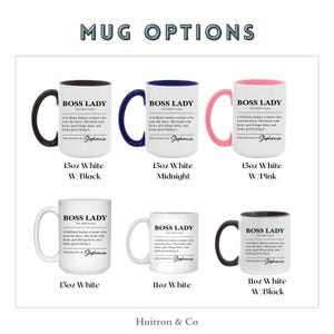 Personalized Boss Lady Mug, Boss Gifts For Women, Boss Lady Gifts (HC-DZ94EHA3) image 4