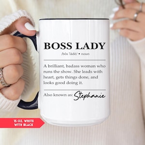 Personalized Boss Lady Mug, Boss Gifts For Women, Boss Lady Gifts (HC-DZ94EHA3) image 10