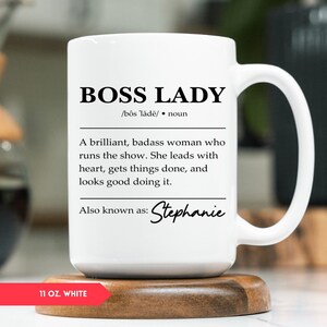 Personalized Boss Lady Mug, Boss Gifts For Women, Boss Lady Gifts (HC-DZ94EHA3) image 6