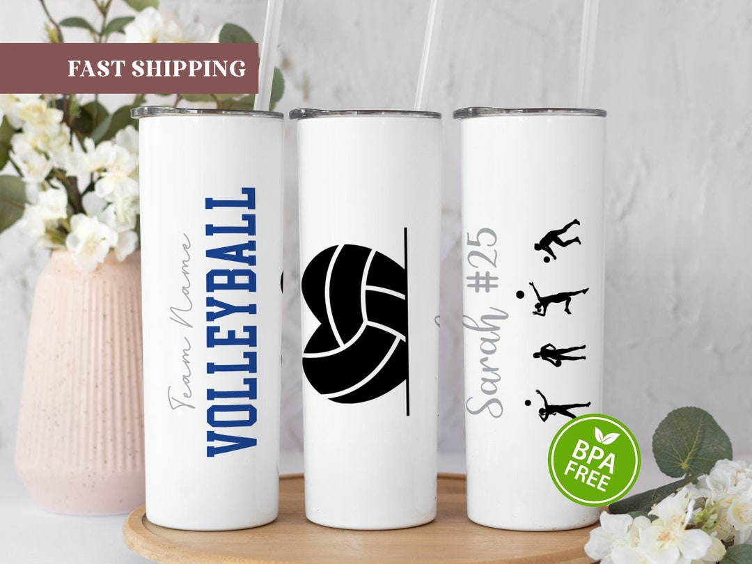 Personalized Volleyball Player Tumbler, Volleyball Team Gifts