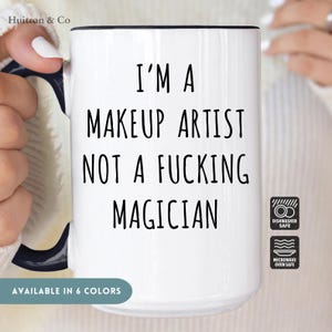 Custom Makeup Artist Mug, Makeup Artist Gift, Makeup Artist Coffee Cup, Gift For Makeup Artist, Makeup artist Coffee Mug (HC-MIai987G)