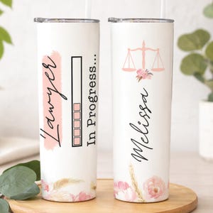 Lawyer In Progress Tumbler Cup, Future Lawyer Gifts, Law Student Gift, Law Student Graduation Gift, Lawyer Loading Tumbler Cup