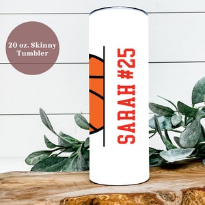 Personalized Basketball Player Tumbler, Basketball Team Gifts, Basketball Team Tumbler Cup, Custom Basketball Tumbler, Basketball Player Cup image 5