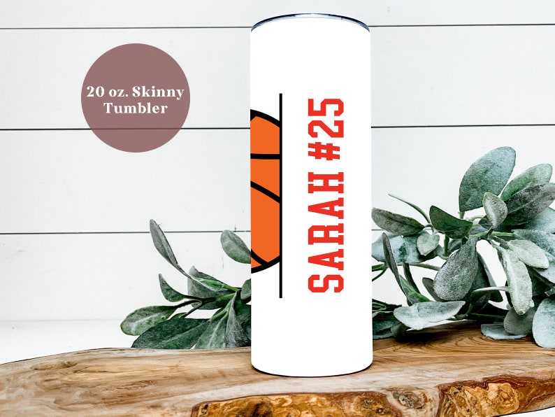 Personalized Basketball Player Tumbler, Basketball Team Gifts, Basketball Team Tumbler Cup, Custom Basketball Tumbler, Basketball Player Cup image 5