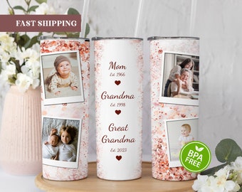 Mom Grandma Great Grandma Tumbler, New Great Grandma Gifts, New Great Grandma Tumbler, Great Grandma Pregnancy Announcement