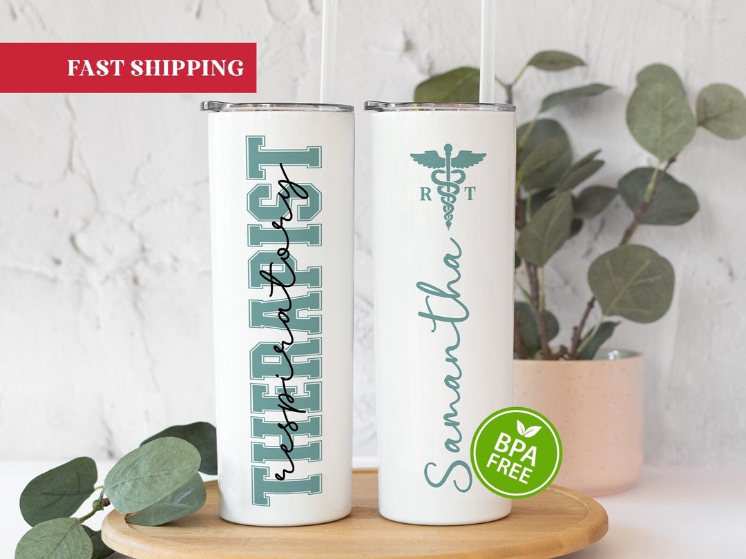 Personalized Respiratory Therapist Tumbler, Respiratory Therapist Gifts