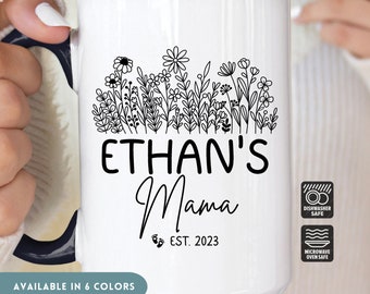 Custom New Mom Gift Coffee Mug Personalized Gift For New Mama Mother's Day Gift, First Time Mom Gift, Gift For New Mom, Mama Mom Mommy Cup
