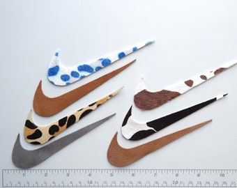 nike swoosh leather patch
