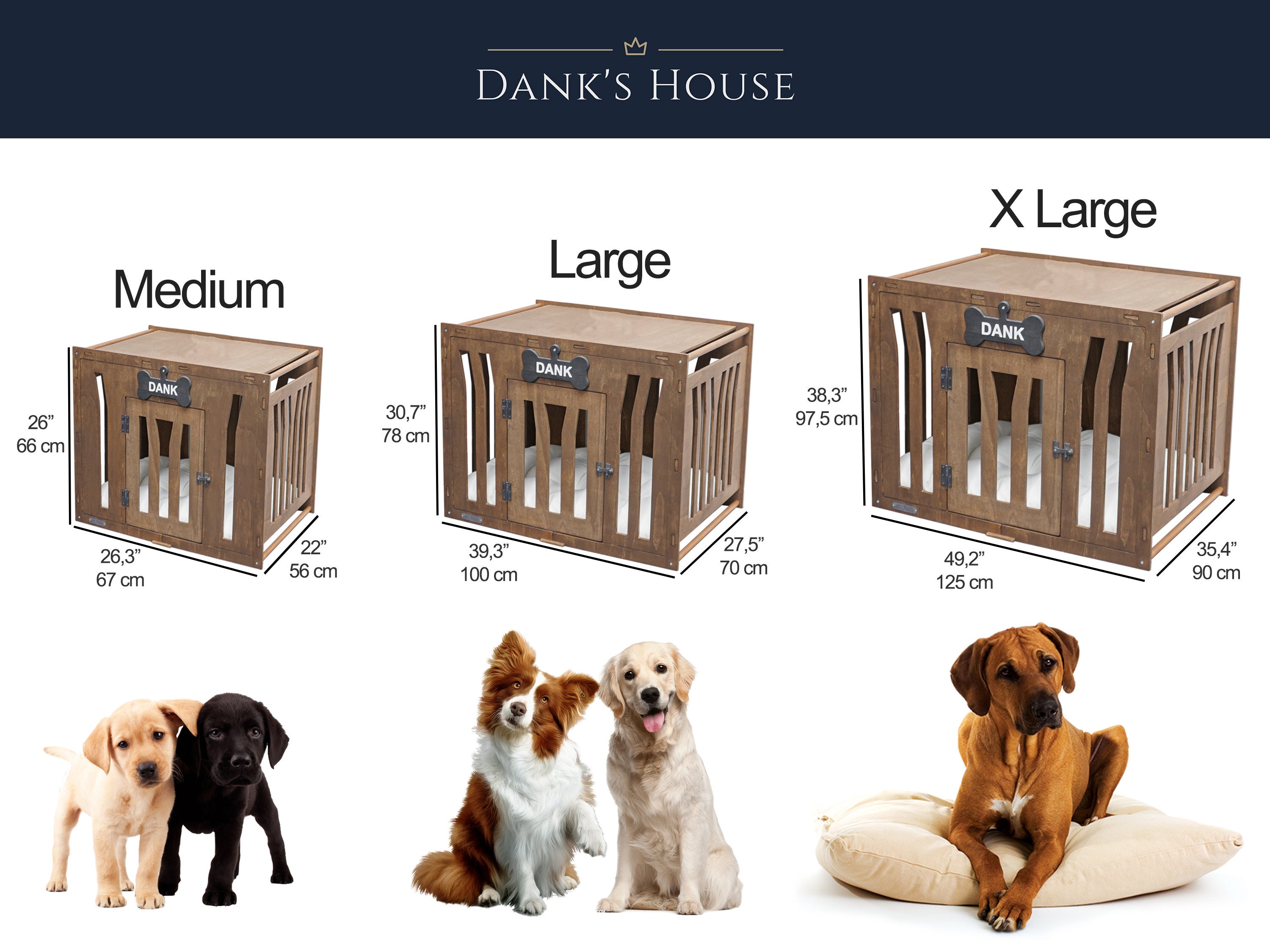 Handgemachte Holz Hund Kennel Haustiermöbel Holz Hund Etsy