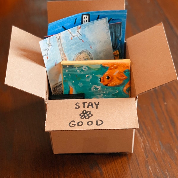 Art Supplies Mystery Box Etsy