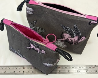 Make-Up Bags - Flying Pigs