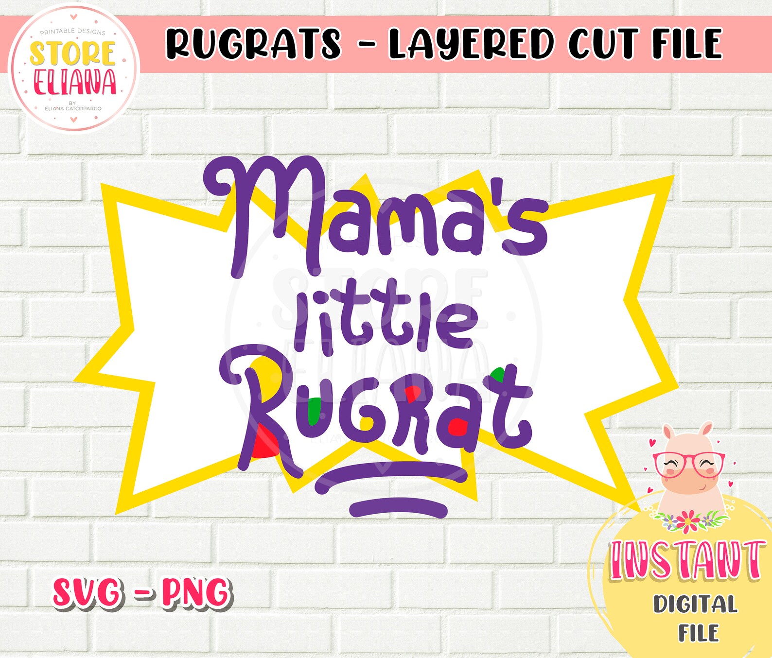 Free Free Mama&#039;s Little Rugrat Svg 557 SVG PNG EPS DXF File