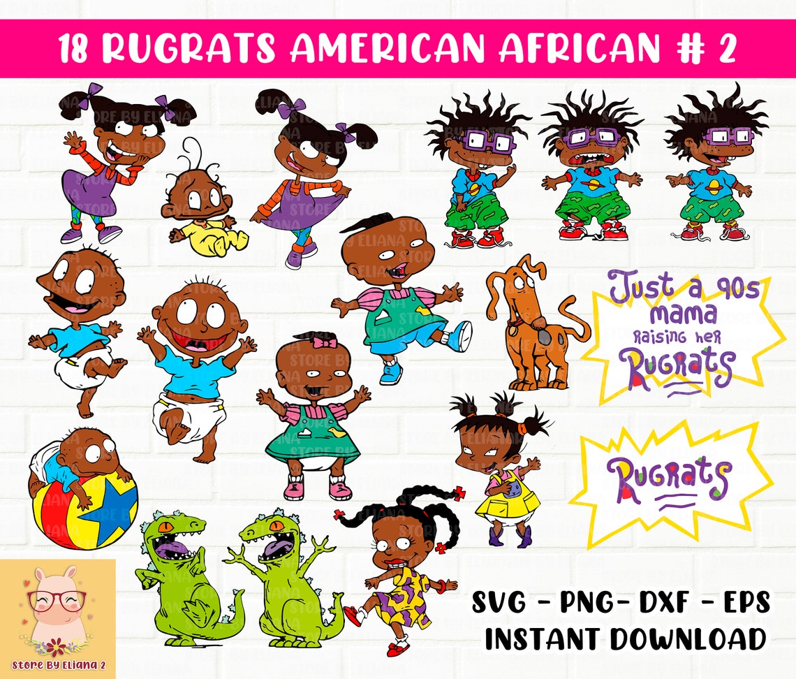 Download Rugrats american african svg rugrats clipat rugrats paquet ...