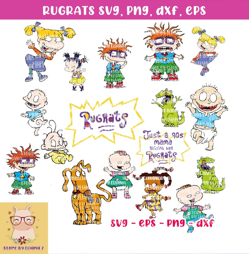 Download Rugrats svg rugrats clipat rugrats bundle just a 90s mama | Etsy