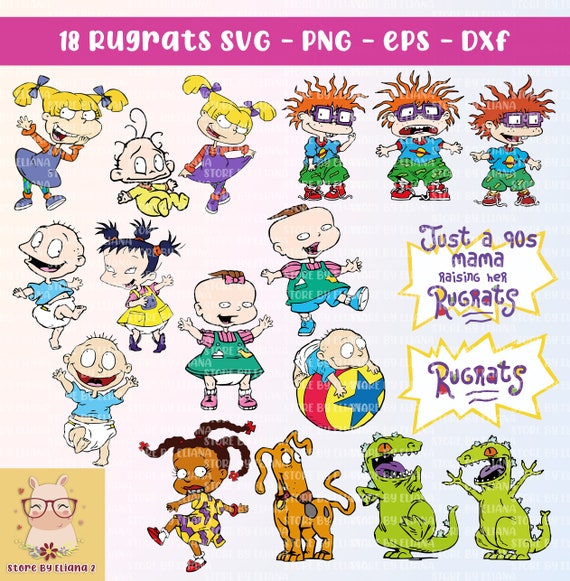 Download Rugrats Svg Rugrats Clipat Rugrats Bundle Just A 90s Mama Etsy