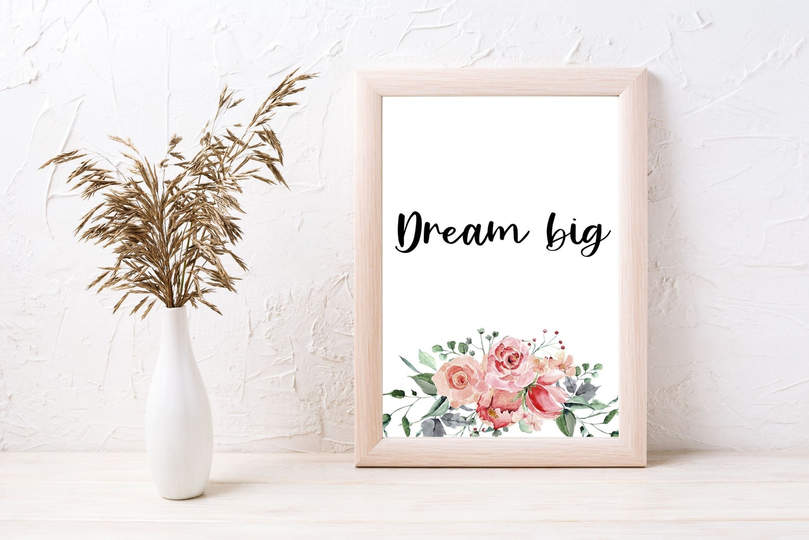 Positive Nachricht Kunst Traum große inspirierende Zitat | Etsy