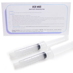 Pack de gel de blanchiment des dents