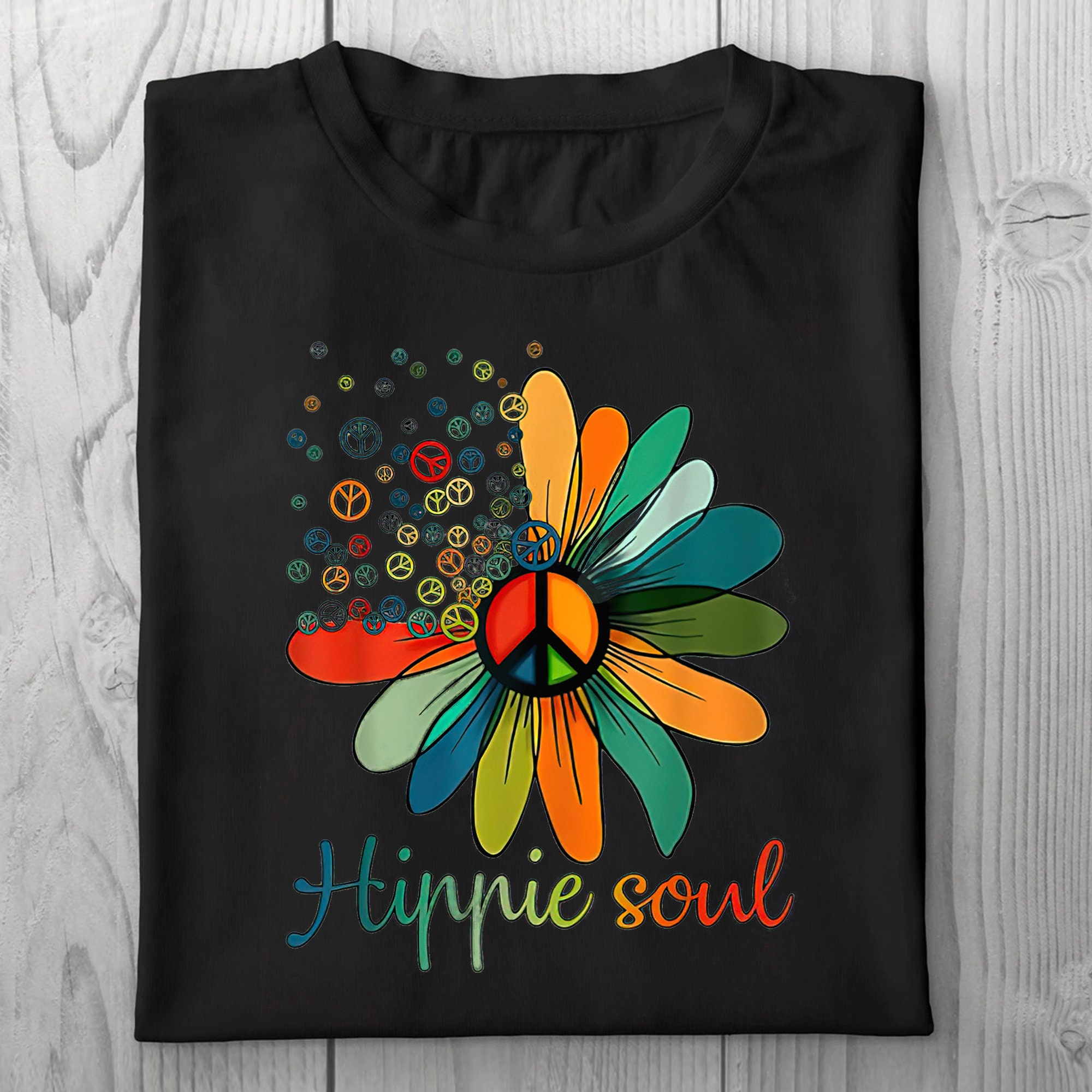 Hippie Soul T-shirt Neuheit T-Shirt Boho Shirt Frieden | Etsy