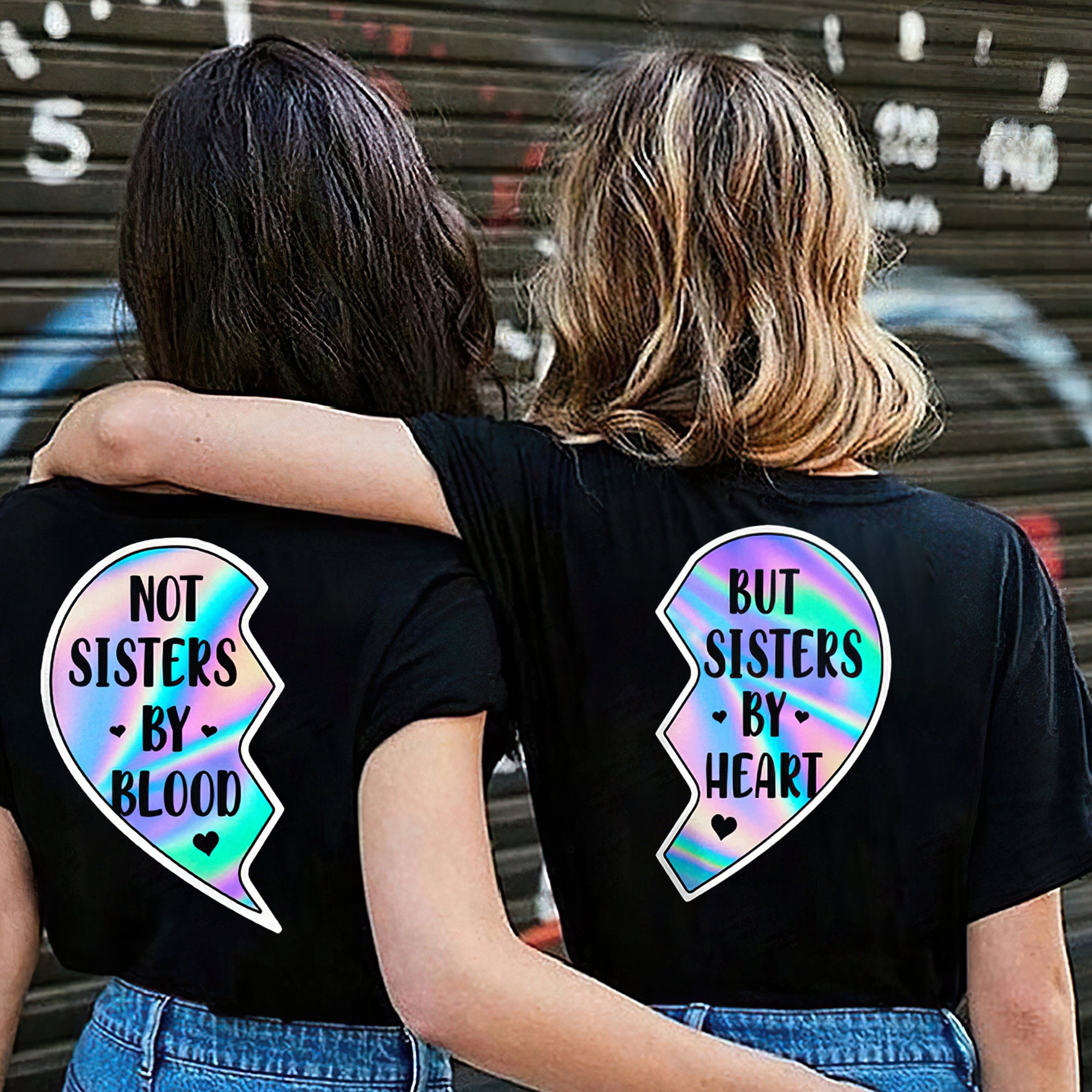 Nicht Schwestern durch Blut sondern Schwester von Herzen Etsy