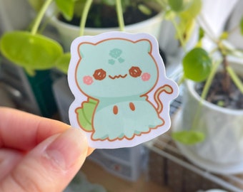 Bulba Mimikyu Sticker Vinyl | Waterproof Sticker | Kawaii Sticker | Cute Sticker | Laptop Sticker | Water Bottle Sticker | Anime Sticker