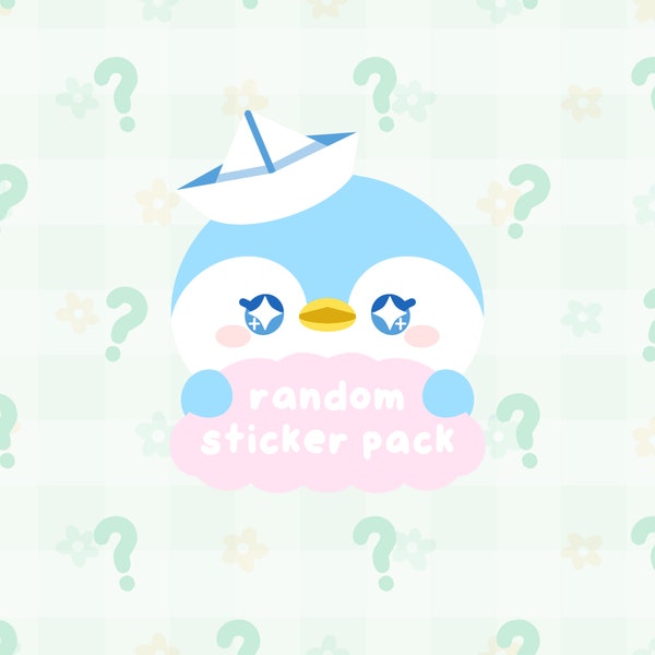 Random Stickers | Mysterious Sticker Pack | Grab Bag Stickers | Mystery Cute Stickers | Kawaii Sticker Pack | Surprise Stickers