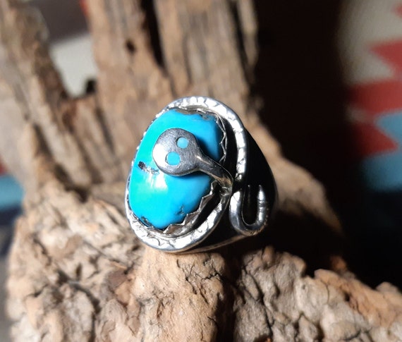 More Rare Vintage Zuni old Hallmark Effie Snake Native American Jewelry Silver Necklace Turquoise More Rare Vintage Zuni old Hallmark Effie Snake Native American Jewelry Silver Necklace Turquoise