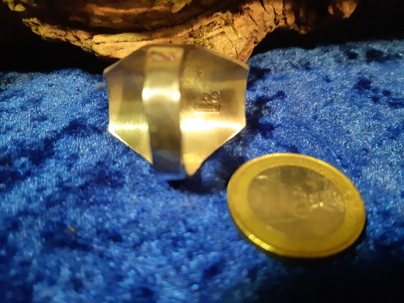 Multistone Zuni Men's Ring, Turquoise, Spiny Oyst… - image 6