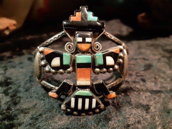 Museum Zuni 'Ravor Coral' Sterling Native American Jewelry Silver Necklace Ring Earrings Museum Zuni 'Ravor Coral' Sterling Native American Jewelry Silver Necklace Ring Earrings