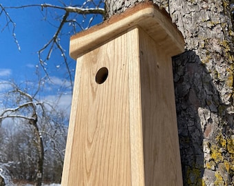 Bird House 14.2x7.9”, Wooden Birdhouse, Outdoor Birdhouse, Bird House Handmade, Wood Birdhouse, Street birdhouse, Decor Garden