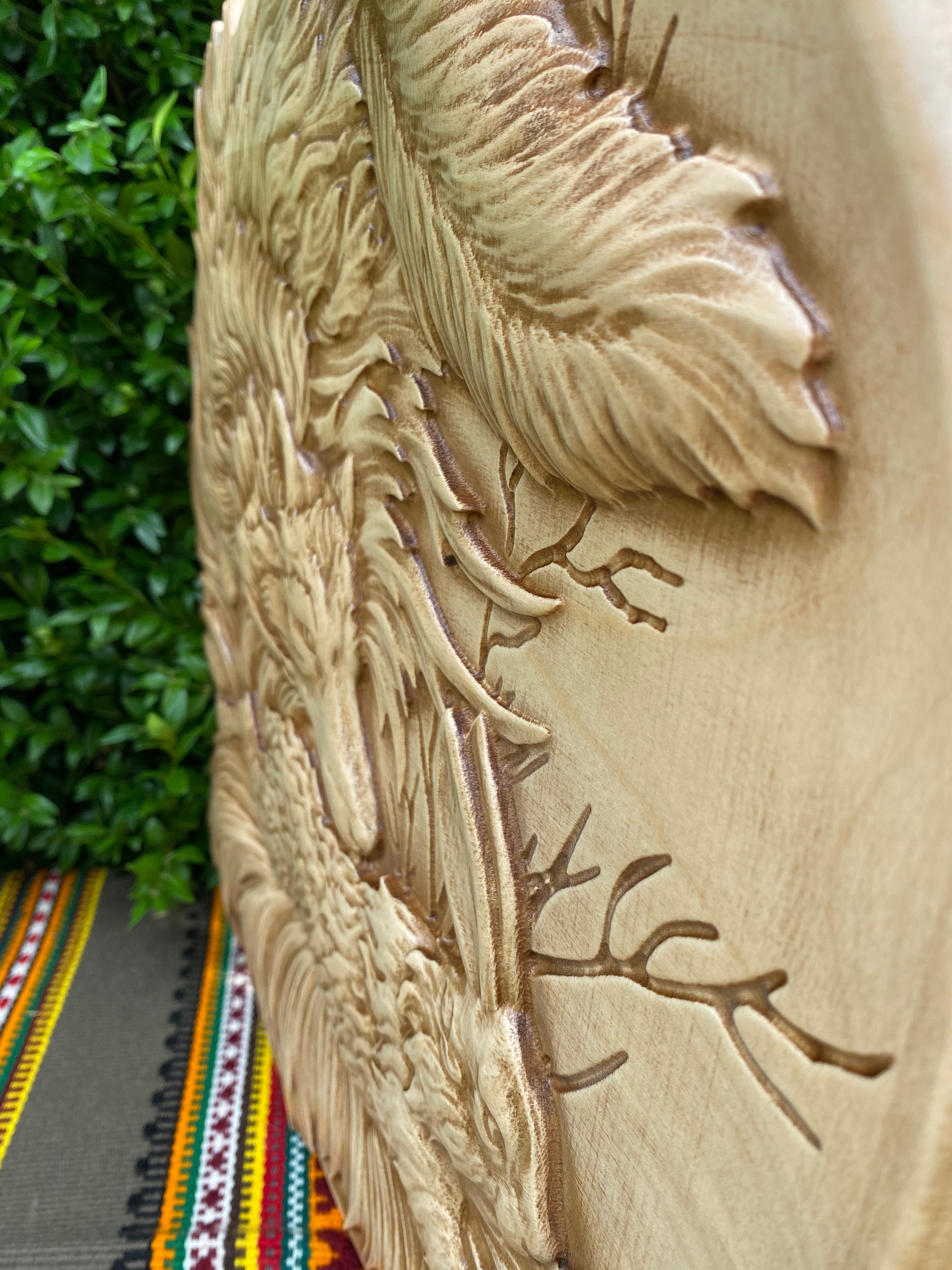 Wooden Picture Wooden Wall Art Wood Carving Decor Wooden Gift Etsy