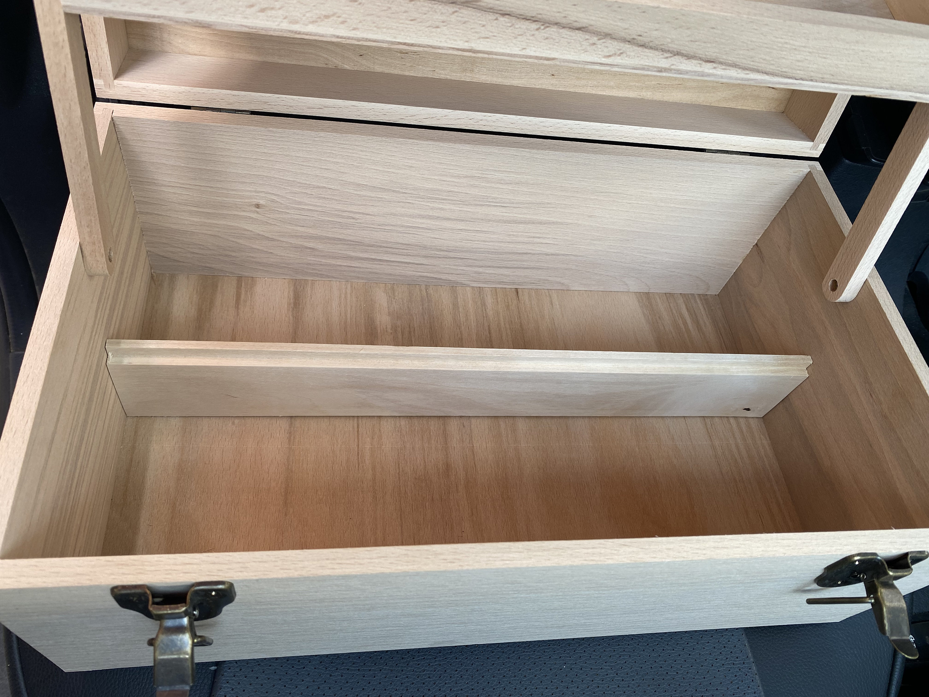 Large Unfinished Wood Box With Lock Handmade Box for Etsy