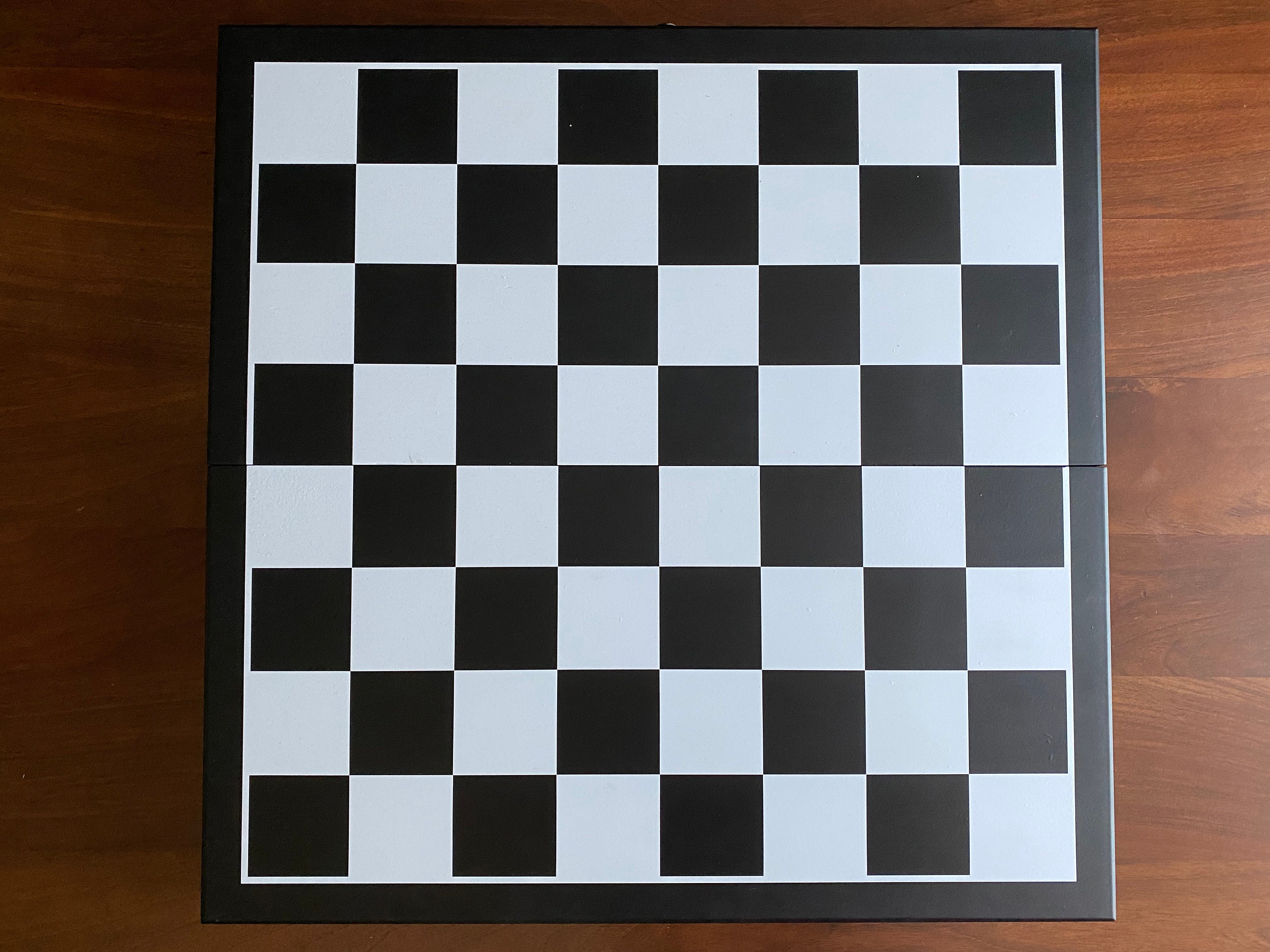 Ebony Chess Board with Rosewood Border - 2in Squares