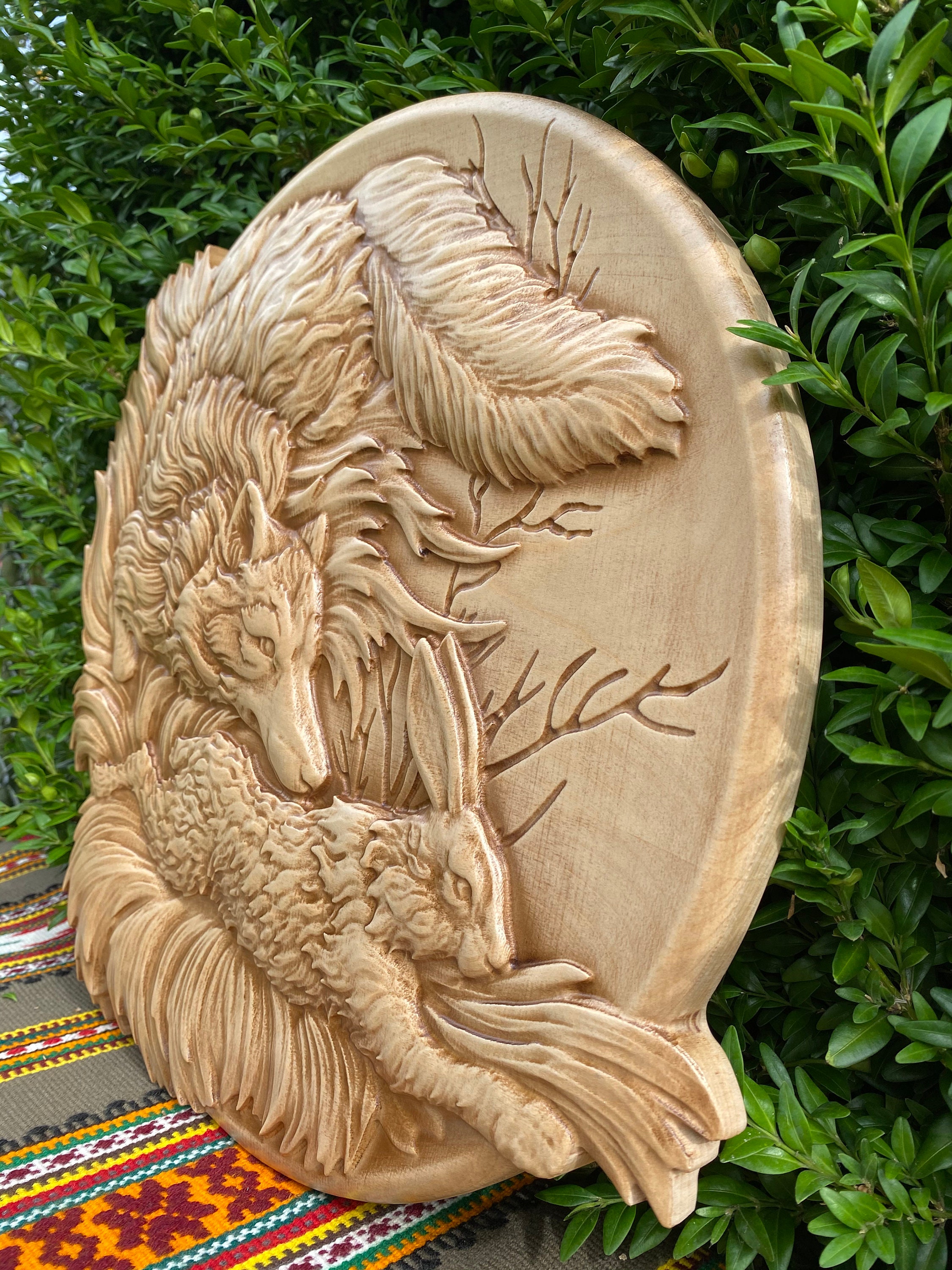 Wooden Picture Wooden Wall Art Wood Carving Decor Wooden Gift Etsy