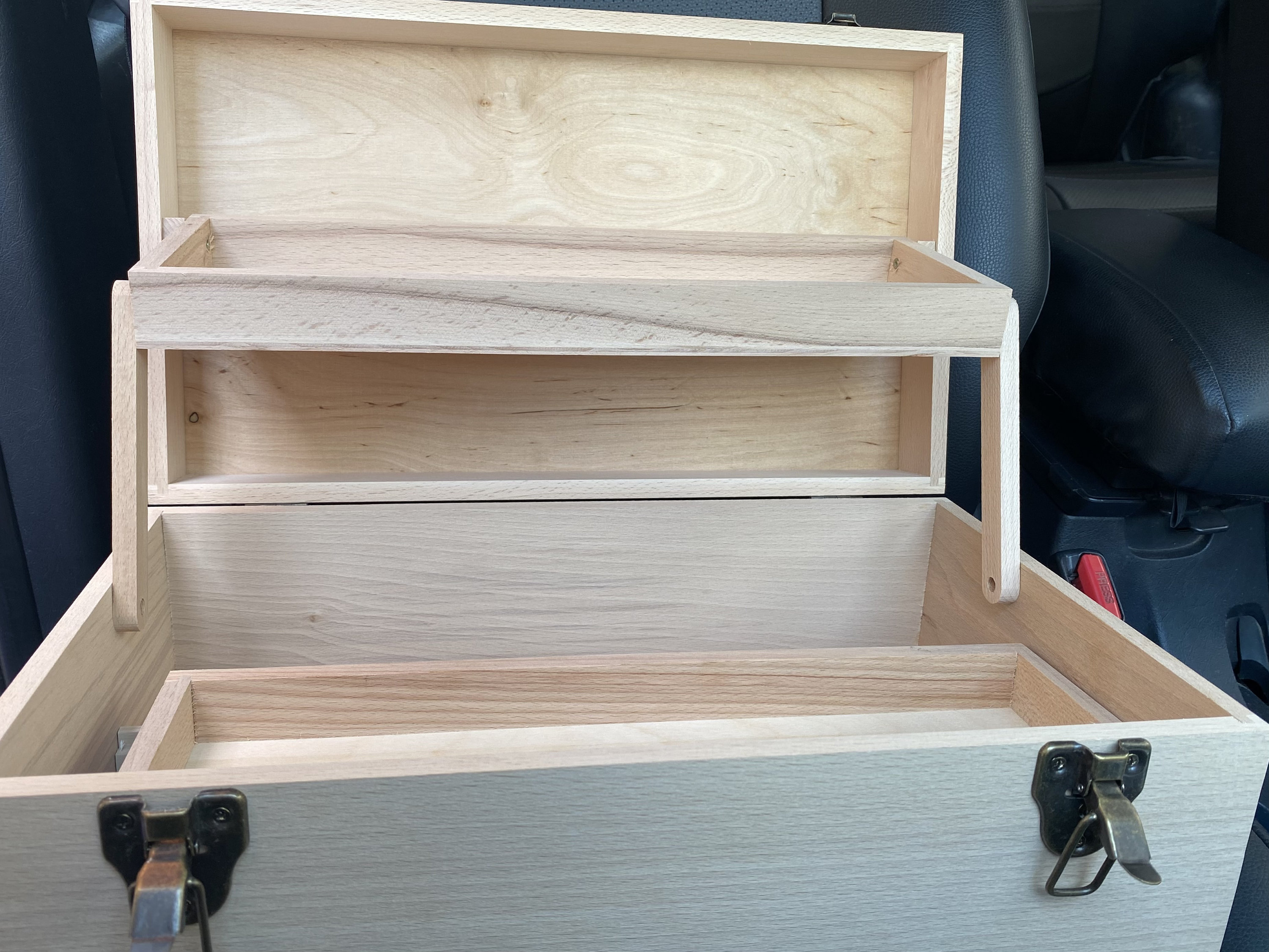 Large Unfinished Wood Box With Lock Handmade Box for Etsy