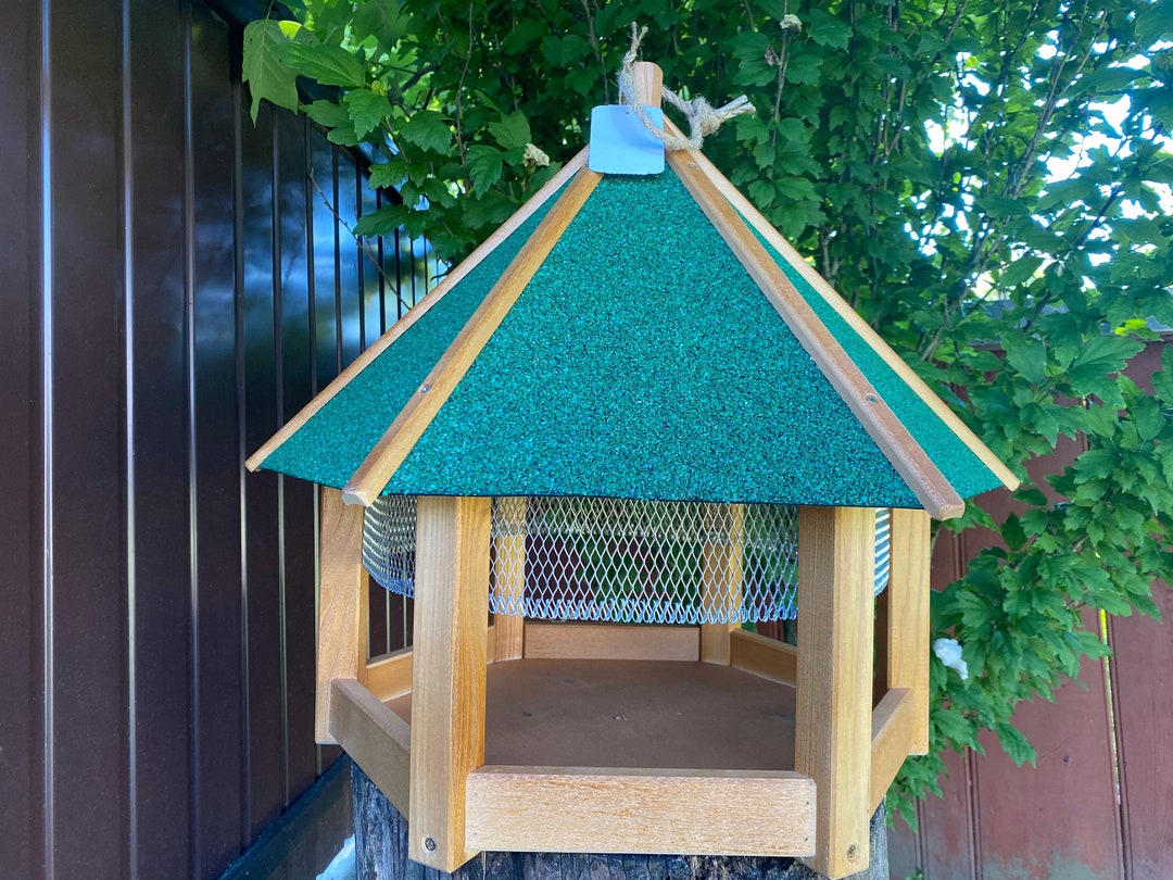 Large Bird Feeder XL Bird Feeder, Wooden Bird Feeder, Gift Wood