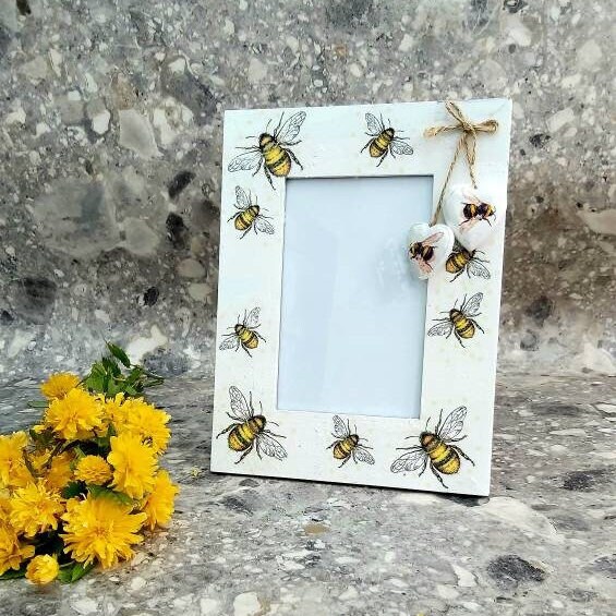 Decorated 2024 photo frame