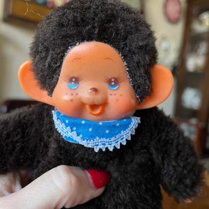 Vintage retro Monchhichi Sekiguchi Monchhichi Doll, Monchhichi Monkey, Monkey Doll, lovely vintage from the 1970’s, 14.5 cm