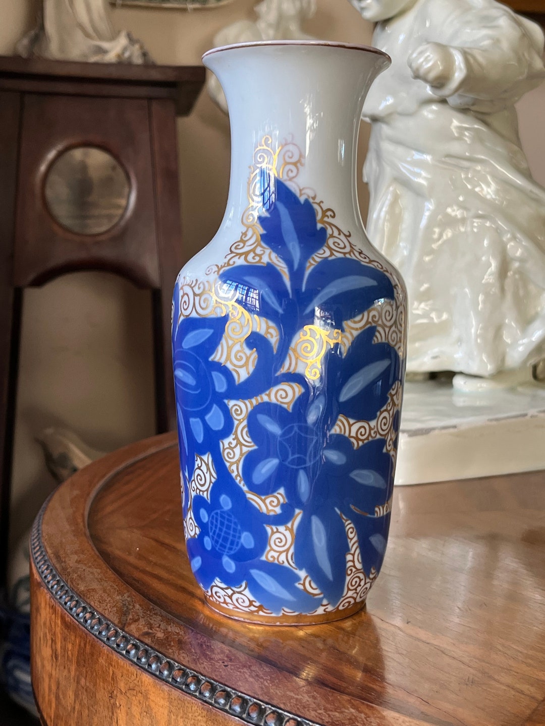 RARE Antique Rosenthal Selb Bavaria Art Nouveau Vase, Rosari Decor