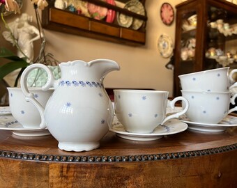 Vintage M.Z. Czechoslovakia Moritz Zdekauer Tea Set, Some Pieces