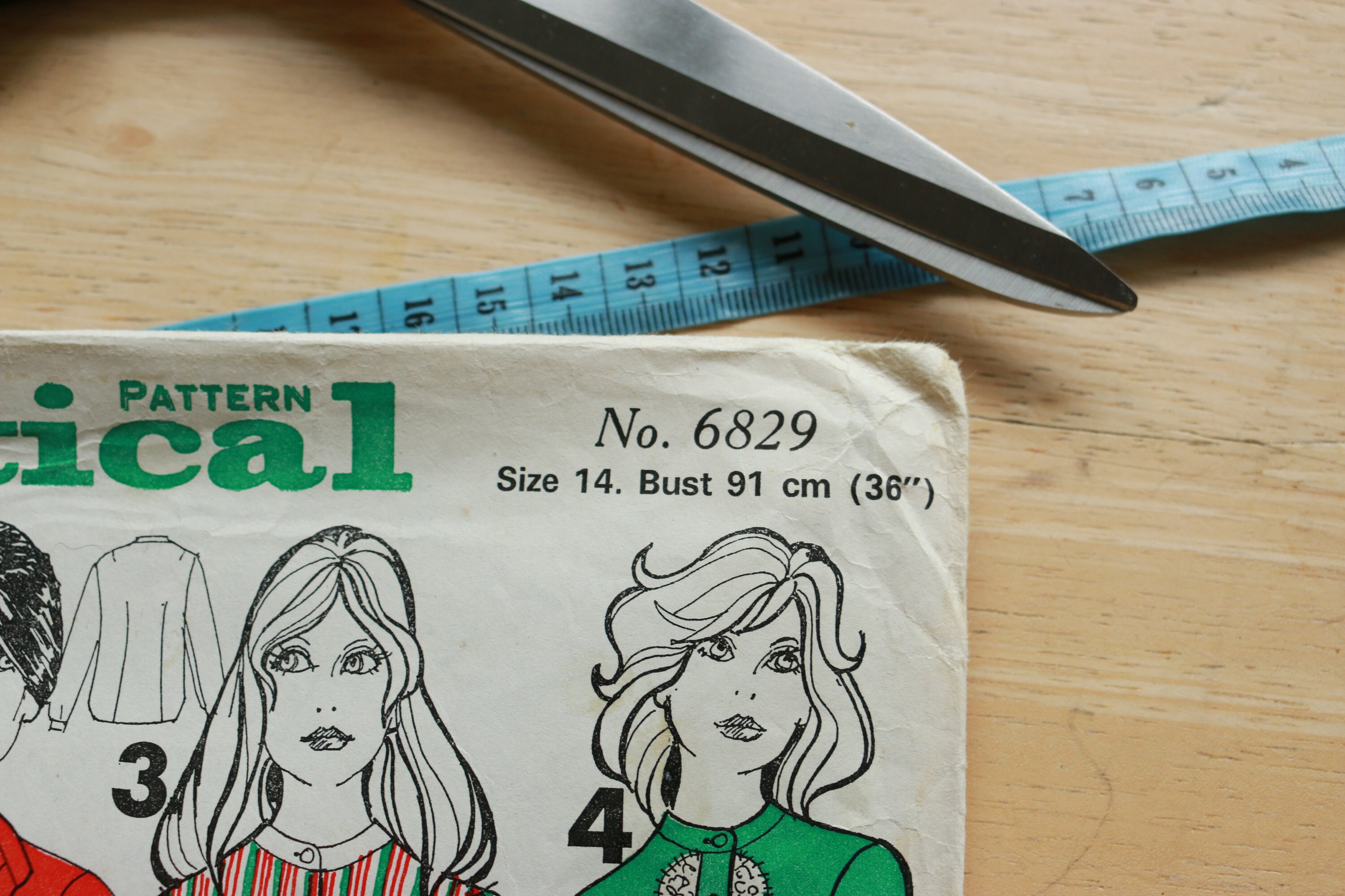 Practical Sewing Pattern 6829 Set of Blouses or 'grandad Shirt' 4 ...