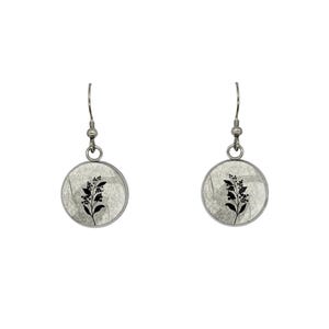 Pendientes de acacia dorada: Joyería de flora australiana - D824